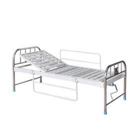 دو تختخواب بیمارستانی بیمارستان Crank را با ریل های جانبی آلیاژ آلومینیوم قرار دهید