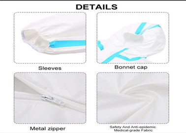 لباس سفارشی یکبار مصرف مناسب برای محافظت در برابر آب و رنگ سفید