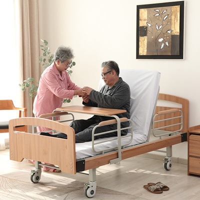 تخت پرستاری برقی چرخش اتوماتیک تخت بیمارستانی پزشکی با ریل تخت اتاق بیمارستان